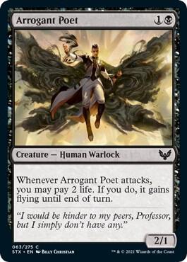 Arrogant Poet 63 card from Strixhaven: School of Mages