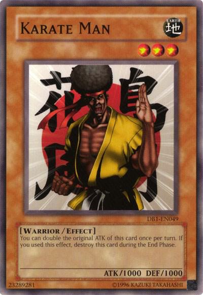 Karate Man DB1-EN049 card from Dark Beginning 1