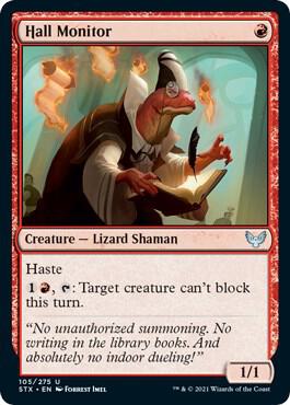Hall Monitor 105 card from Strixhaven: School of Mages