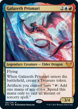 Galazeth Prismari 189 card from Strixhaven: School of Mages