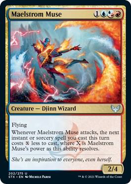 Maelstrom Muse 202 card from Strixhaven: School of Mages
