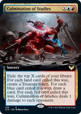 Culmination of Studies (Extended Art) 338 card from Strixhaven: School of Mages