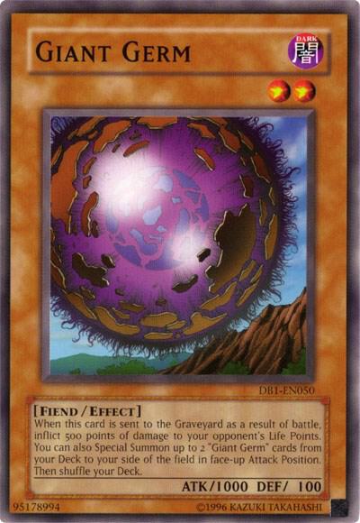 Giant Germ DB1-EN050 card from Dark Beginning 1