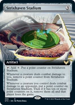 Strixhaven Stadium (Extended Art) 358 card from Strixhaven: School of Mages
