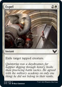 Expel 18 card from Strixhaven: School of Mages