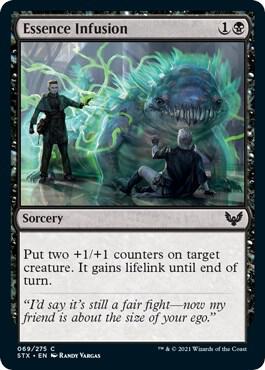 Essence Infusion 69 card from Strixhaven: School of Mages