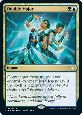Double Major 179 card from Strixhaven: School of Mages