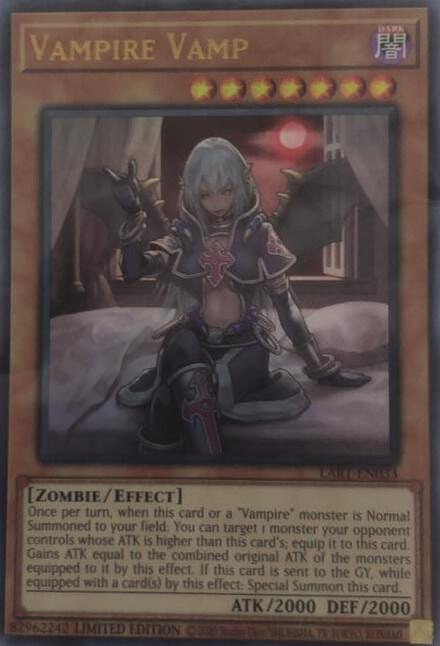 Vampire Vamp LART-EN033 card from The Lost Art Promotion