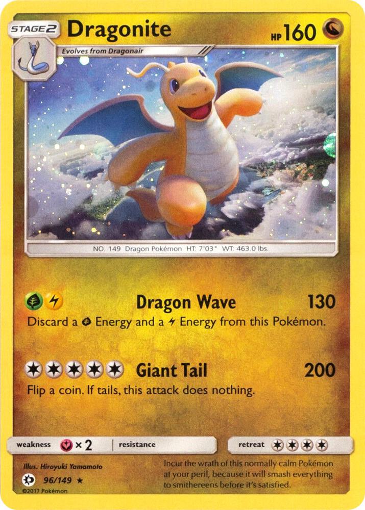 Dragonite - 96/149 (Cosmos Holo) 096/149 card from Miscellaneous Cards & Products
