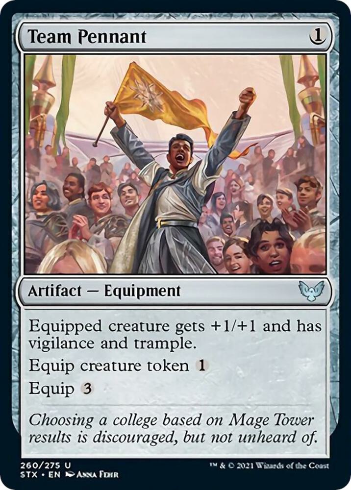 Team Pennant 260 card from Strixhaven: School of Mages