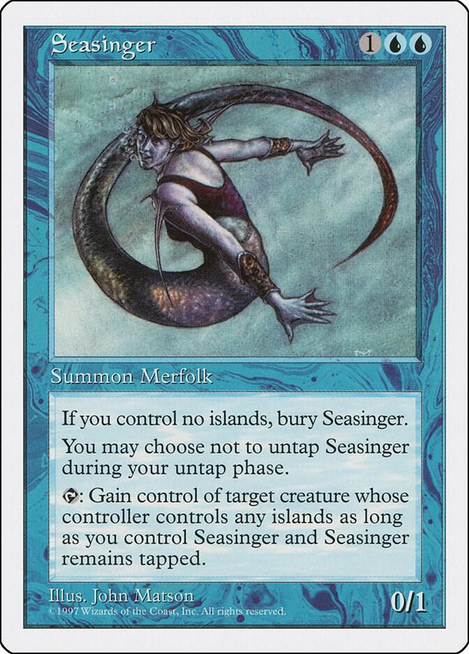 Seasinger card from Fifth Edition