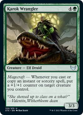 Karok Wrangler 135 card from Strixhaven: School of Mages