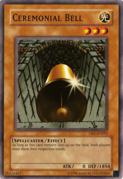Ceremonial Bell DB1-EN055 card from Dark Beginning 1