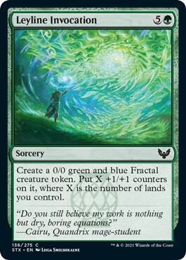 Leyline Invocation 136 card from Strixhaven: School of Mages