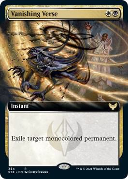 Vanishing Verse (Extended Art) 354 card from Strixhaven: School of Mages