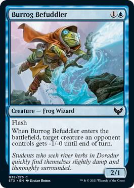 Burrog Befuddler 38 card from Strixhaven: School of Mages