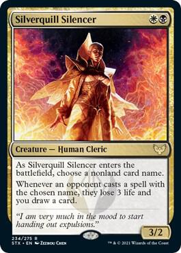 Silverquill Silencer 234 card from Strixhaven: School of Mages