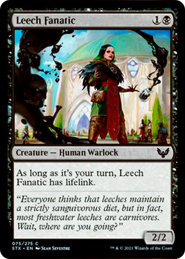 Leech Fanatic 75 card from Strixhaven: School of Mages