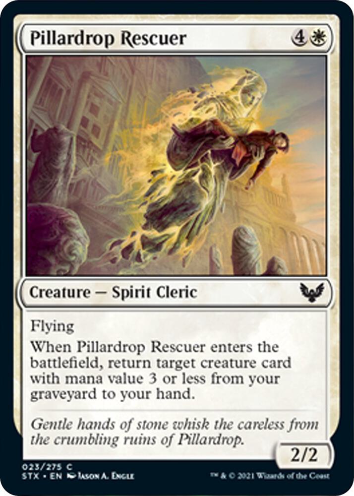 Pillardrop Rescuer 23 card from Strixhaven: School of Mages
