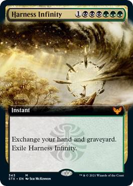 Harness Infinity (Extended Art) 343 card from Strixhaven: School of Mages