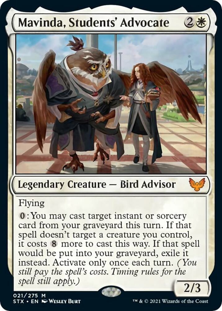 Mavinda, Students' Advocate 21 card from Strixhaven: School of Mages