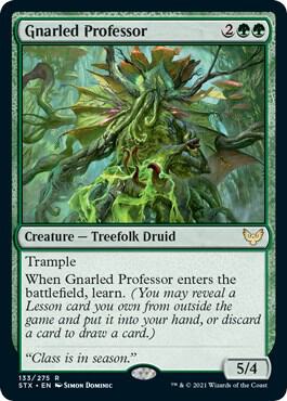 Gnarled Professor 133 card from Strixhaven: School of Mages