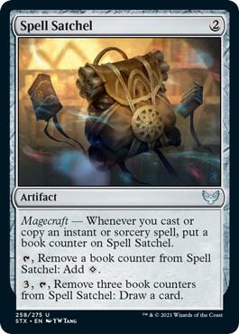 Spell Satchel 258 card from Strixhaven: School of Mages