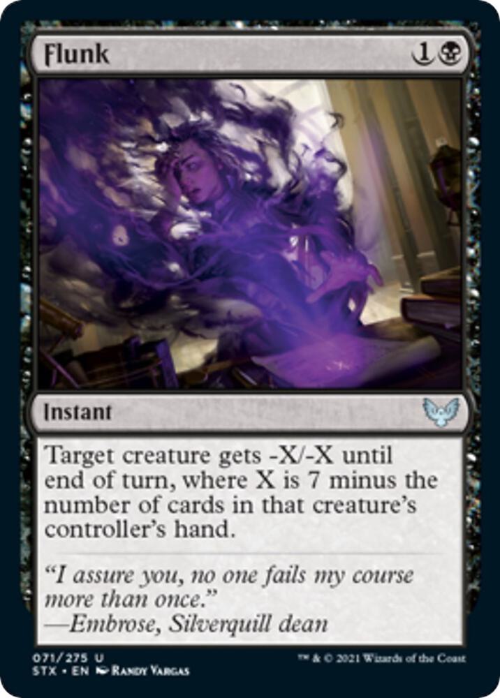 Flunk 71 card from Strixhaven: School of Mages