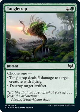 Tangletrap 145 card from Strixhaven: School of Mages