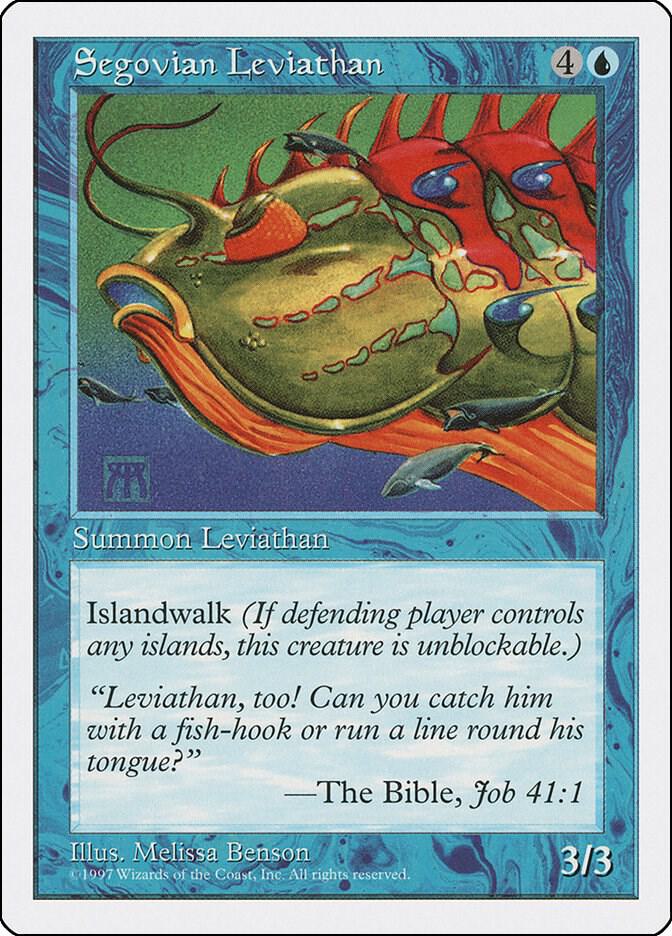 Segovian Leviathan card from Fifth Edition