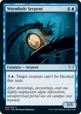 Wormhole Serpent 62 card from Strixhaven: School of Mages