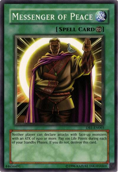 Messenger of Peace DB1-EN065 card from Dark Beginning 1