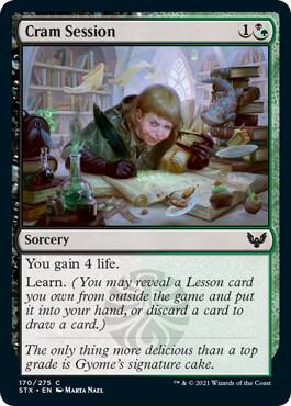 Cram Session 170 card from Strixhaven: School of Mages