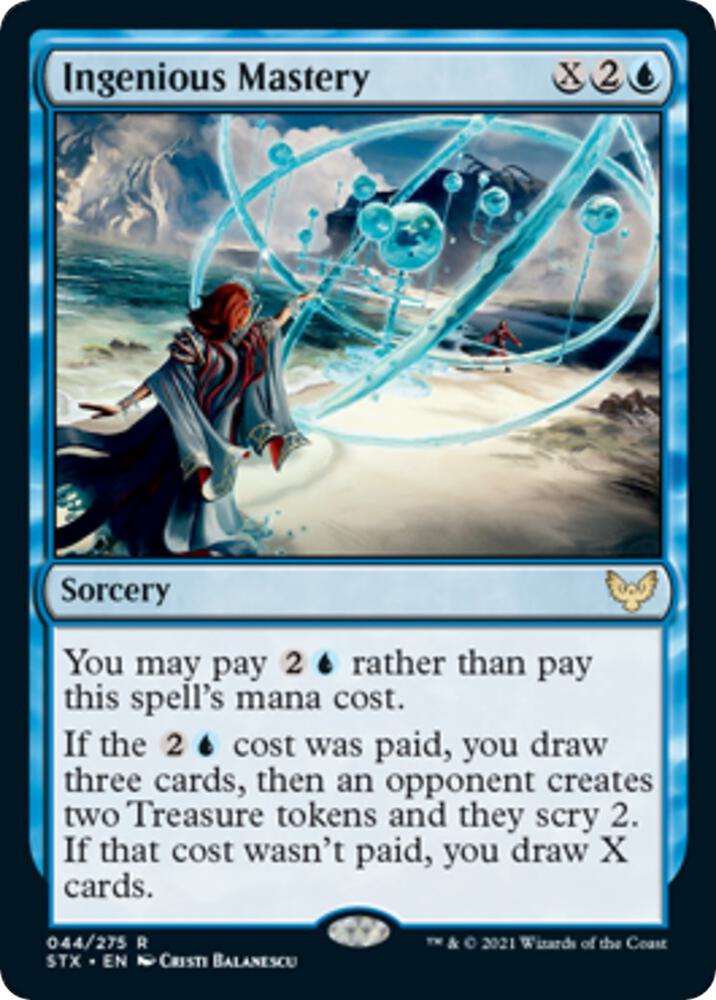 Ingenious Mastery 44 card from Strixhaven: School of Mages