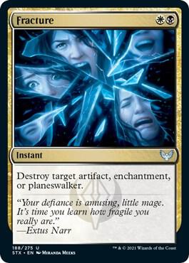 Fracture 188 card from Strixhaven: School of Mages