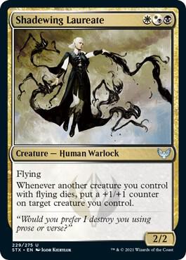 Shadewing Laureate 229 card from Strixhaven: School of Mages