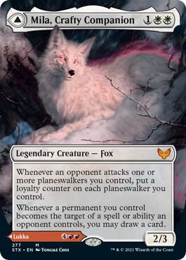 Mila, Crafty Companion (Borderless) 277 card from Strixhaven: School of Mages