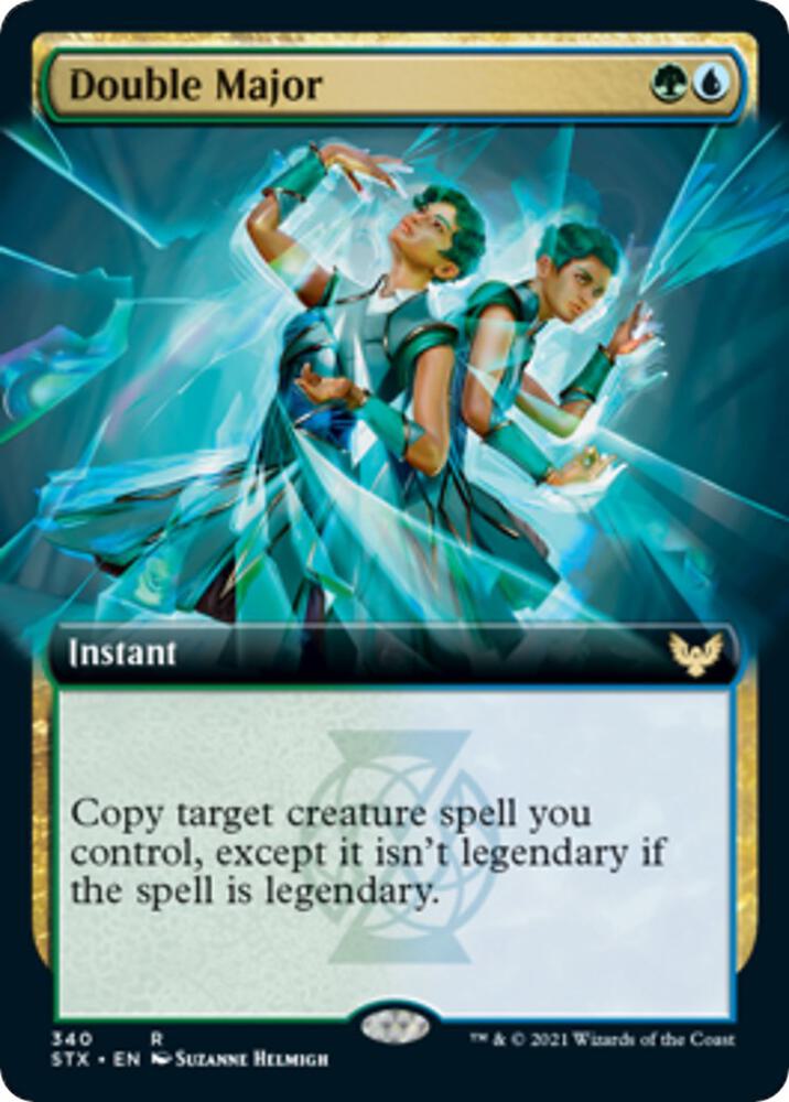 Double Major (Extended Art) 340 card from Strixhaven: School of Mages