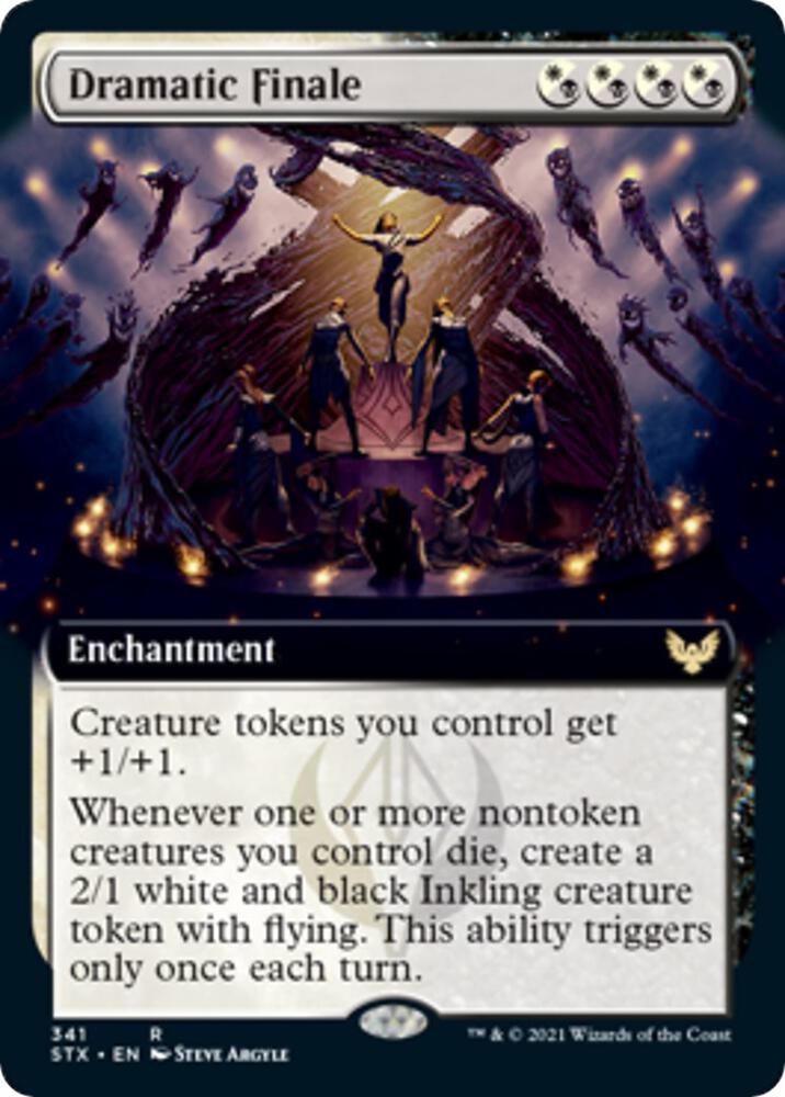 Dramatic Finale (Extended Art) 341 card from Strixhaven: School of Mages