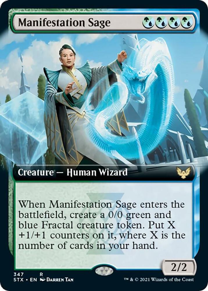 Manifestation Sage (Extended Art) 347 card from Strixhaven: School of Mages