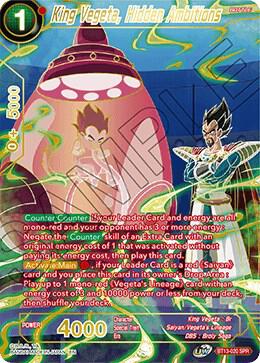 King Vegeta, Hidden Ambitions (SPR) BT13-020 card from Supreme Rivalry