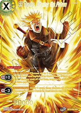 SS Trunks, Altering the Future (SPR) BT13-093 card from Supreme Rivalry