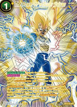 The Power of a Super Saiyan (SPR) BT13-120 card from Supreme Rivalry