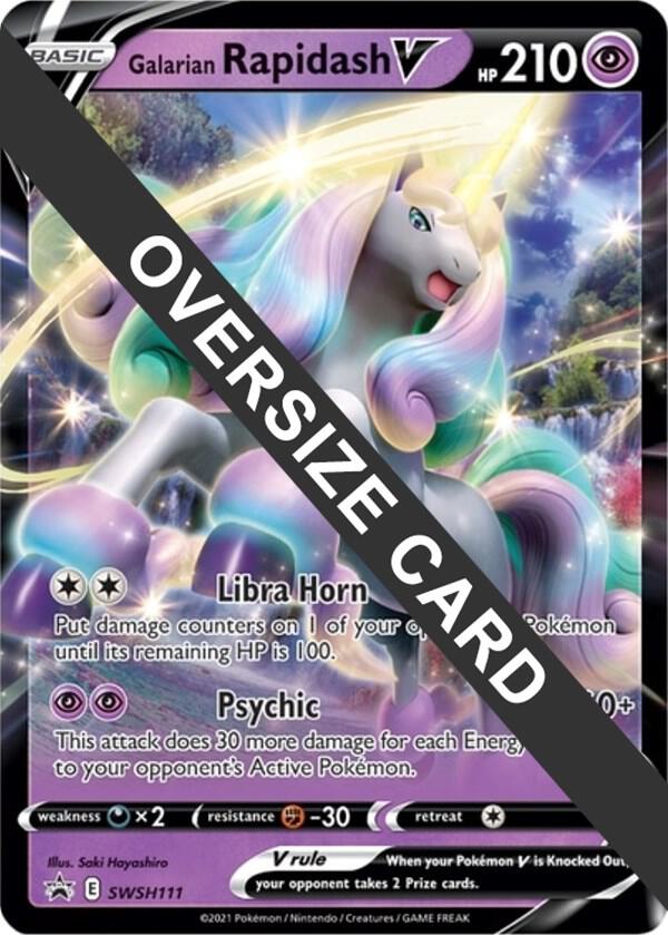 Galarian Rapidash V SWSH111 card from Jumbo Cards