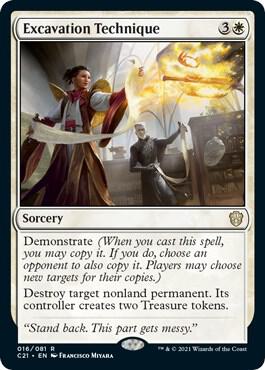 Excavation Technique 16 card from Commander 2021