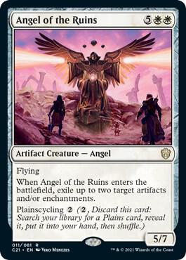 Angel of the Ruins 11 card from Commander 2021