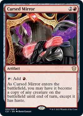 Cursed Mirror 50 card from Commander 2021
