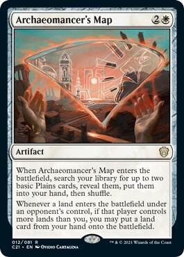 Archaeomancer's Map 12 card from Commander 2021