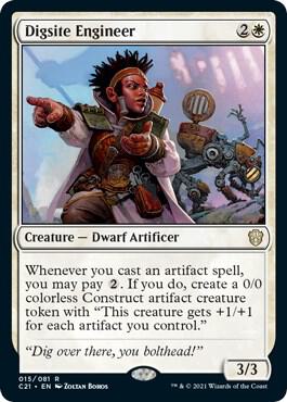 Digsite Engineer 15 card from Commander 2021