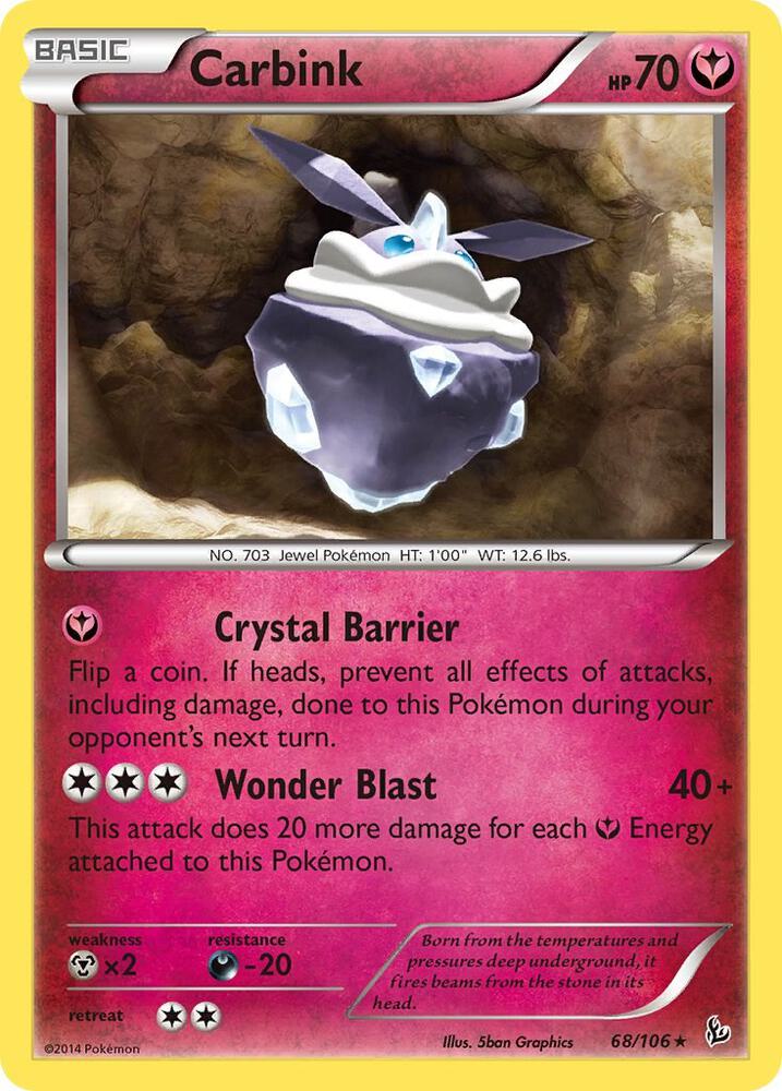 Carbink - 68/106 068/106 card from Deck Exclusives